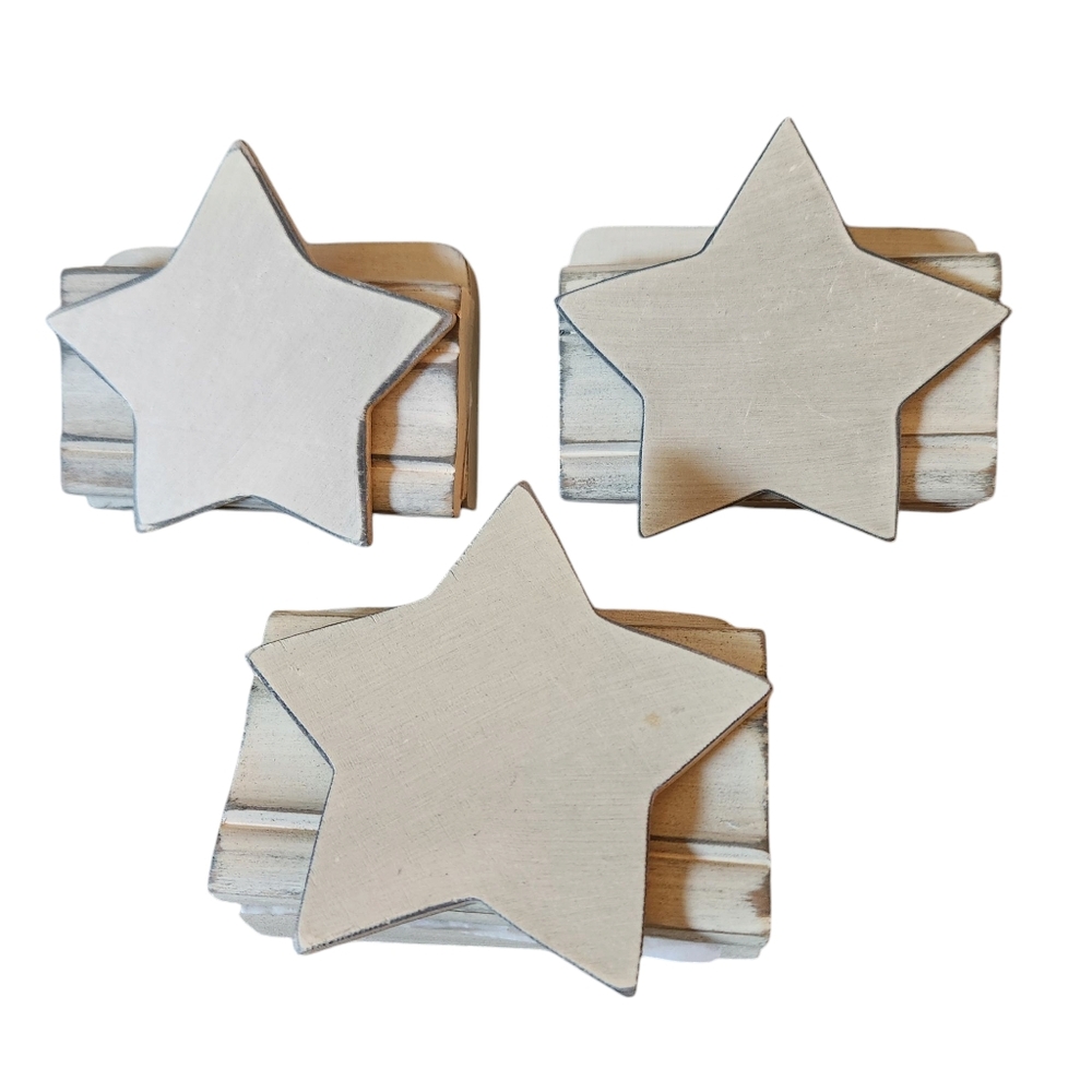 At Home America "Reach For The Stars" Afghan Clips Set Of 3 NIB